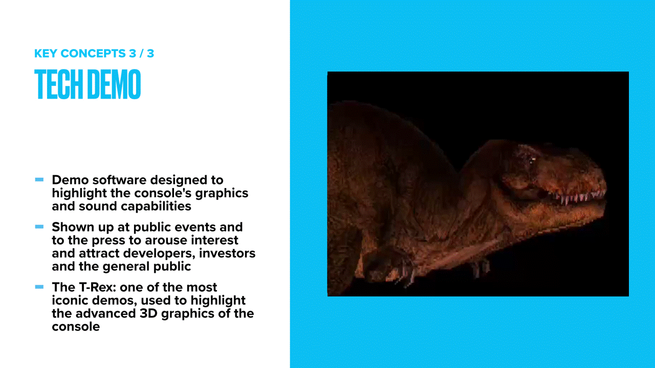 Slide about Tech Demos